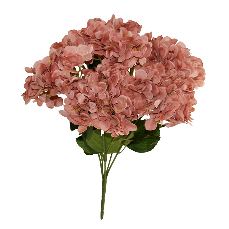 Buisson d'hortensia en terre cuite 18 po x 7 po