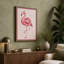 Flamingo in Bloom Botanical - Wrapped Canvas-941249499-941249507
