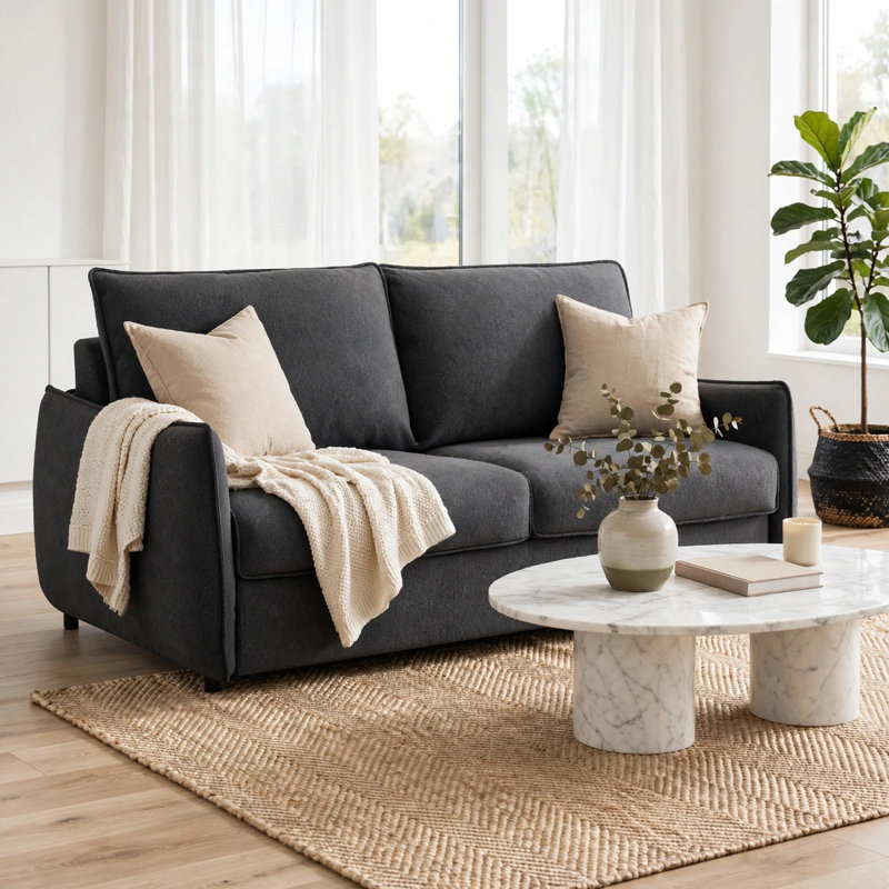 Jona Upholstered 78'' Sleeper Sofa