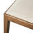 Upholstered Back Side Chair in Beige