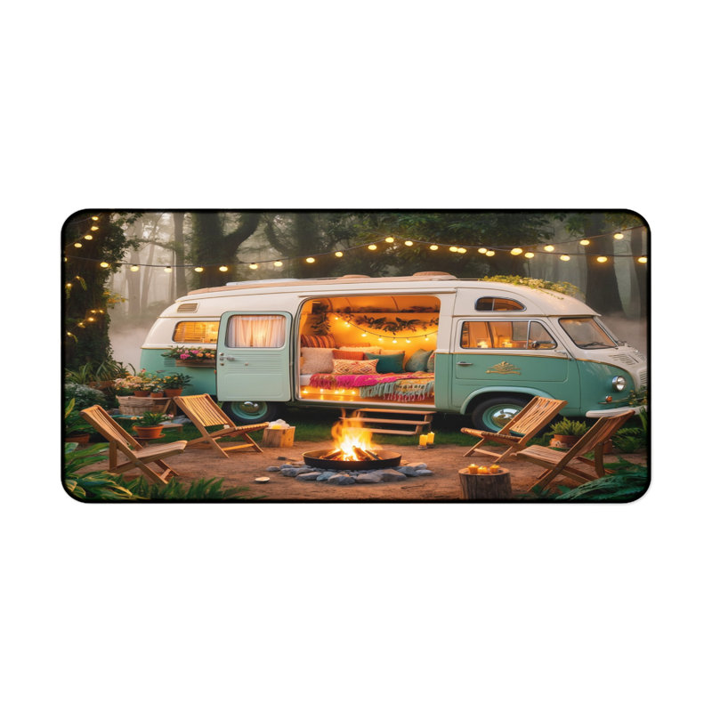 Polyester Desk Pad, 31.5x15.5