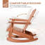 Chaise berçante à bascule
