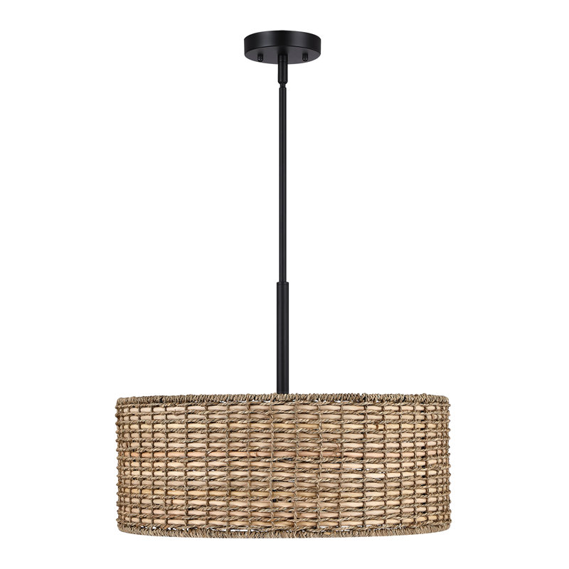 Cardale 4 - Light Dimmable Drum Chandelier