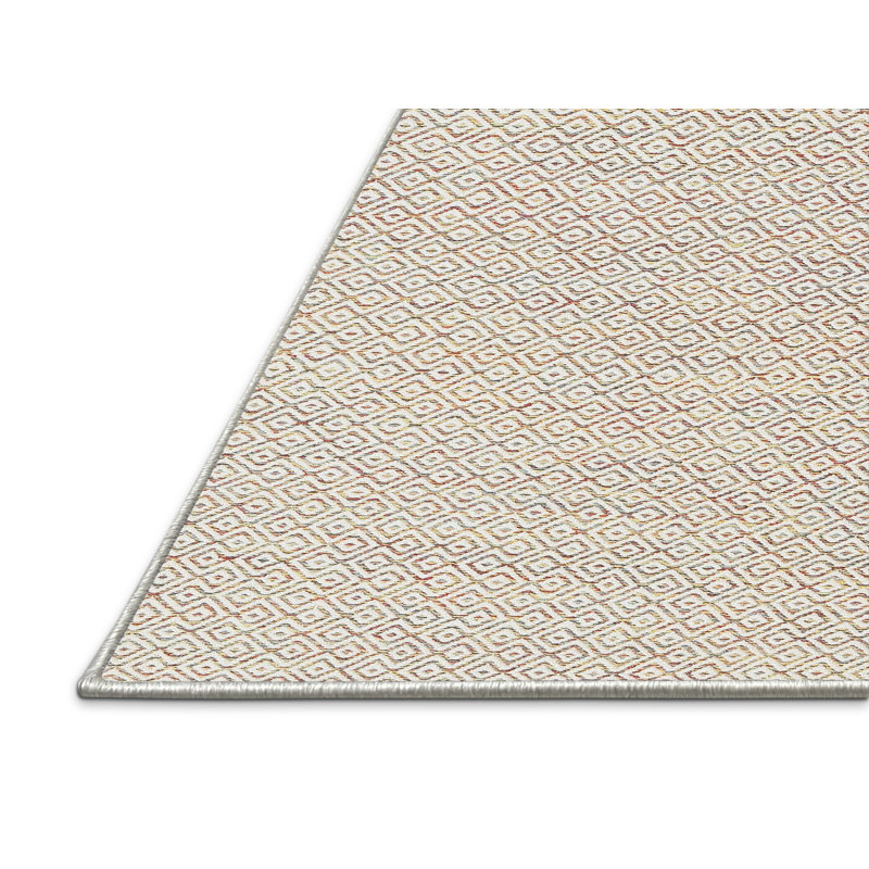 Tapis gris contemporain Inouye, Rectangle 5 pi x 7 pi