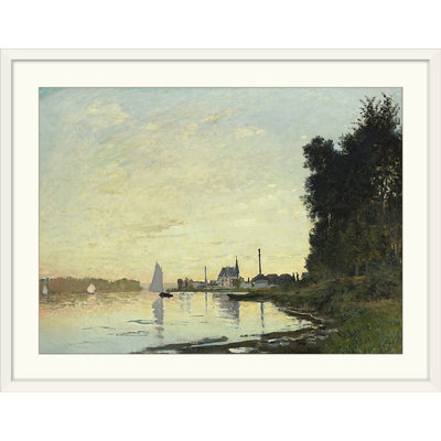 «Argenteuil, tard dans l'après-midi, 1872» par Claude Monet - reproduction imprimée