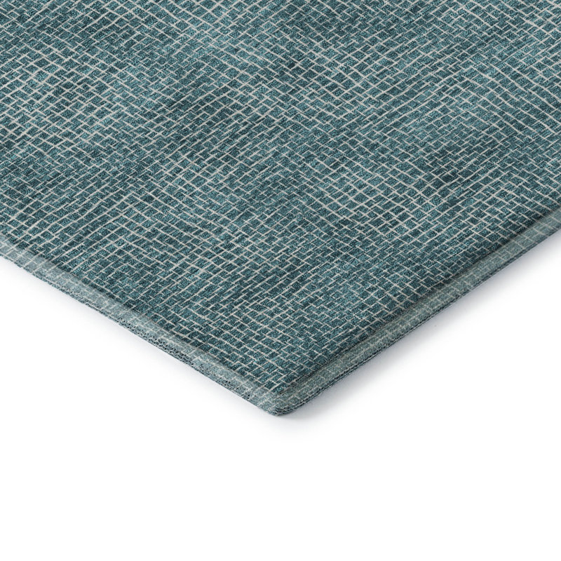 Tapis géométrique de qualité supérieure lavable à la machine Cossette AMF1057, Tapis de couloir 2 pi 3 po x 7 pi 6 po