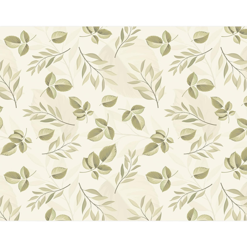 Tropical Leaf Peel & Stick Floral Border, 132" L x 168" W
