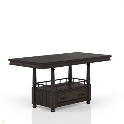 Deep Coffee Counter Height Dining Table