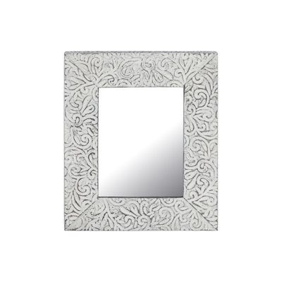 Gray Iron Antique Mirror Medium