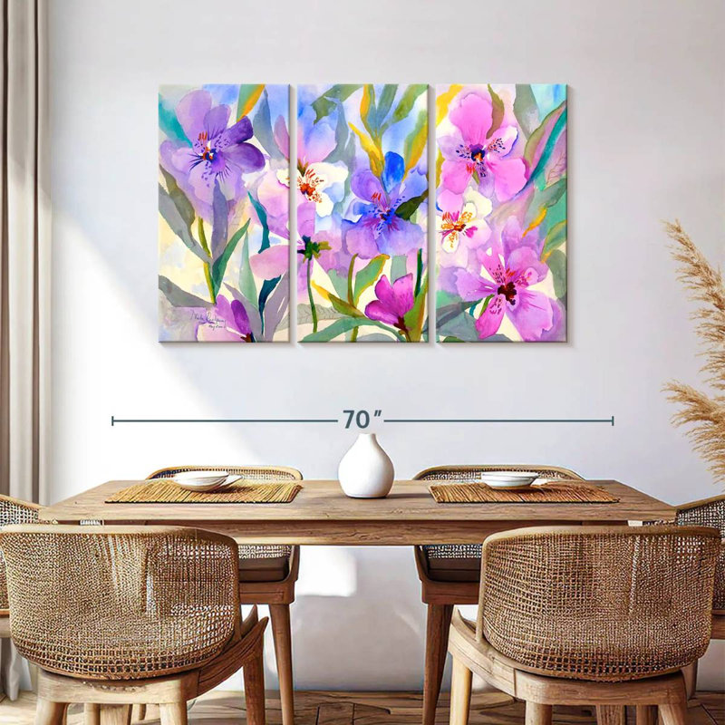 Harnek Iris Fields, 36" H x 57" W