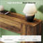 Console rustique en bois avec plateau renforcé robuste et finition vieillie pour les couloirs et les entrées-616685084