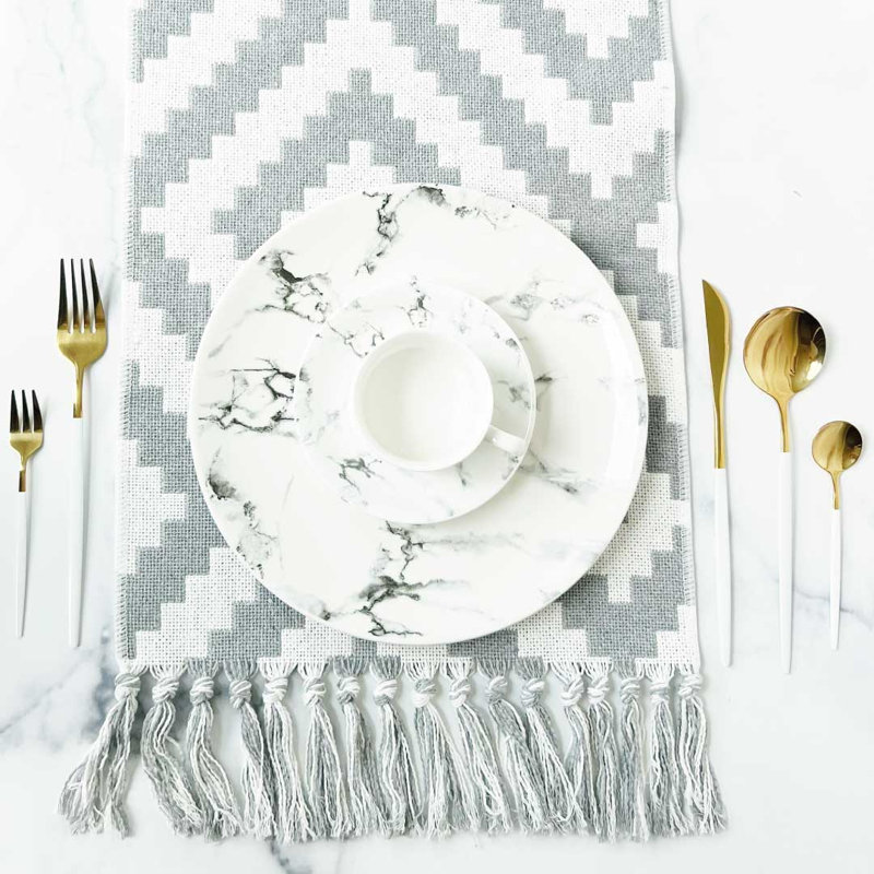 Linge de table Camile, Gris