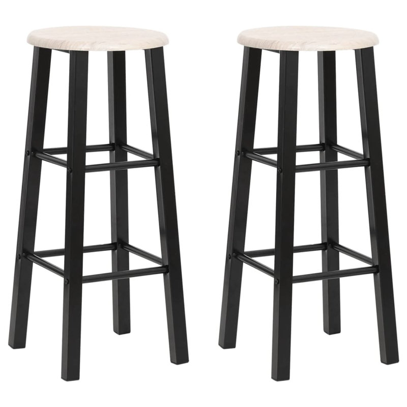 Gunning Counter Stool with Metal Frame, Taupe