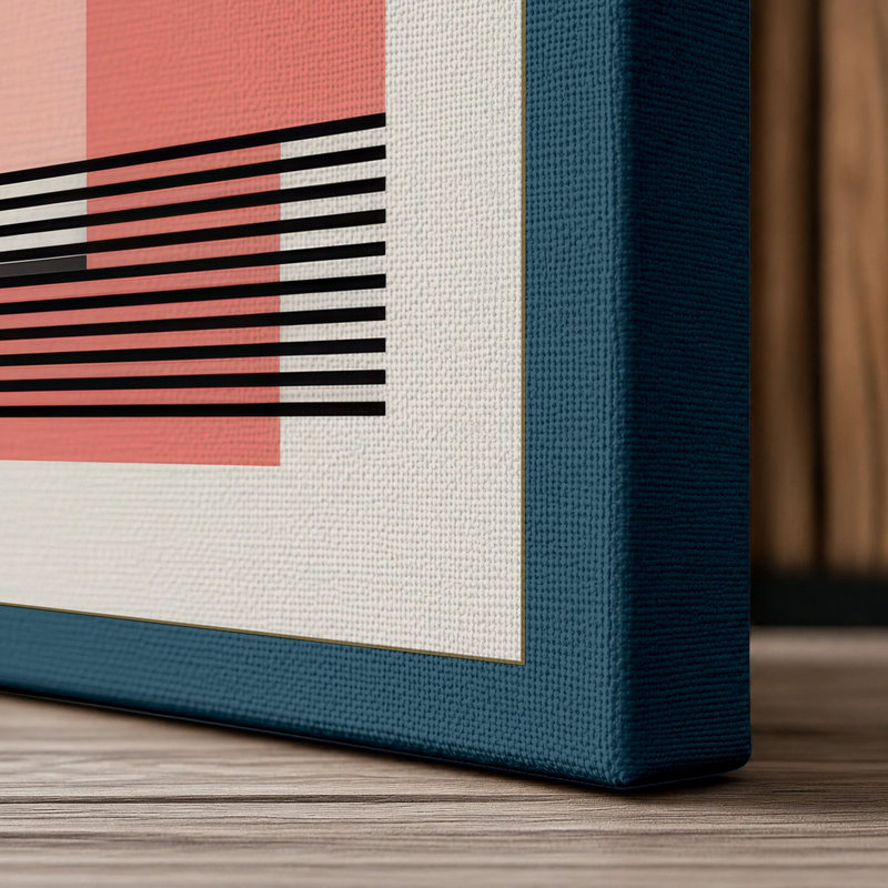 Print, 24x16 - 61.0 x 40.6 cm, Teal Border