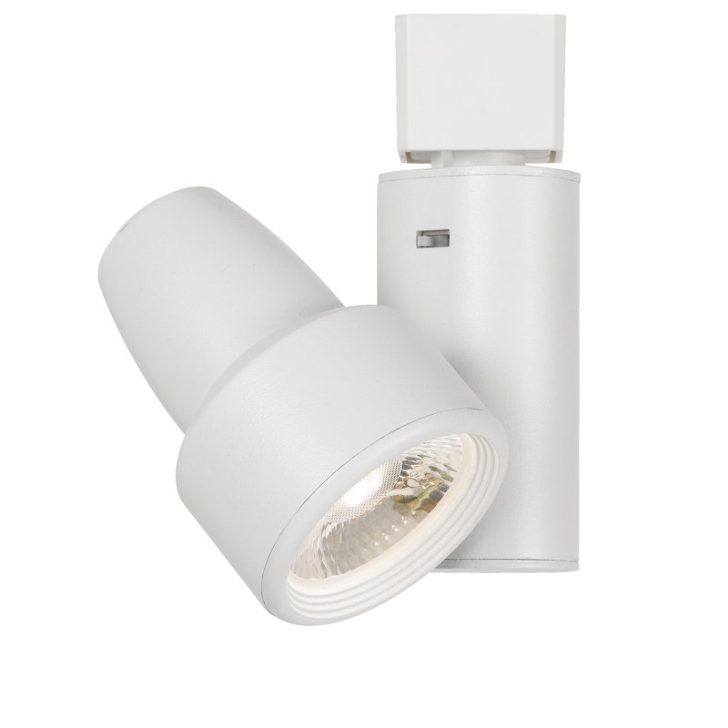 Projecteur sur rail DEL intégré Cal Lighting 20 W, orientable, flux lumineux de 1100 à 1360 lumens, température de couleur réglable (2700 K, 3000 K, 4000 K), dimensions : 13,3 cm (H) x 8,6 cm (L)