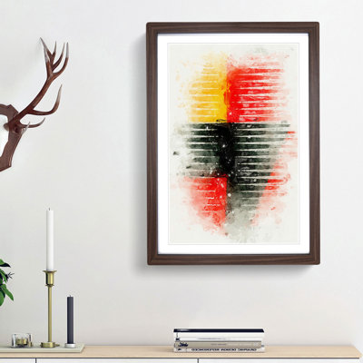 Angular Angles in Abstract - Picture Frame Graphic Art Print
