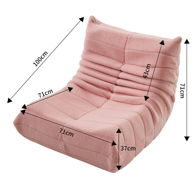 37cm H Side Chair, Pink