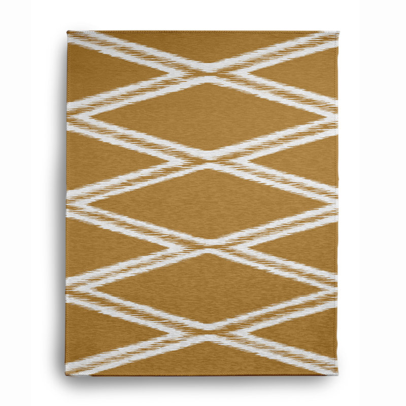 Chenille Geometric Indoor Rug, Rectangle 8' x 10'