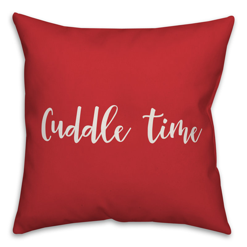 Throw Pillow, Red/White, Throw Pillow