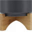 PLATEAU 8 "AVEC SUPPORT EN BOIS, GRIS MAT-285058245