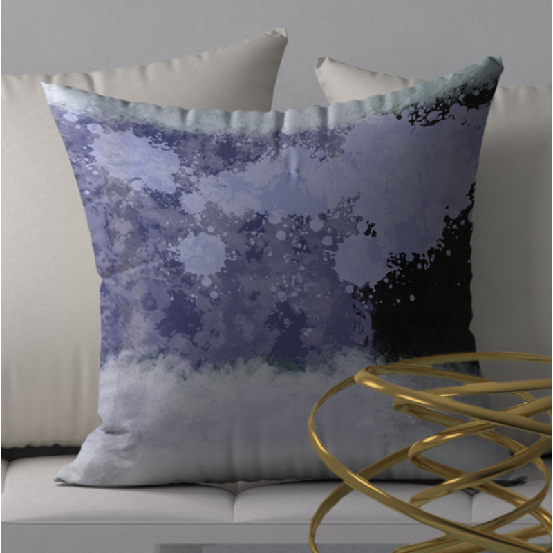 Housse de coussin décorative carrée à lumière brève et insert, 24" X 24"