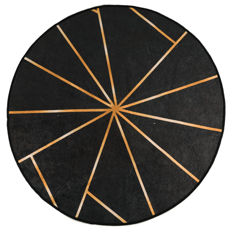 Haraldur Abstract Area Rug, Round 120cm