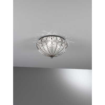 San Toma Glass Flush Mount