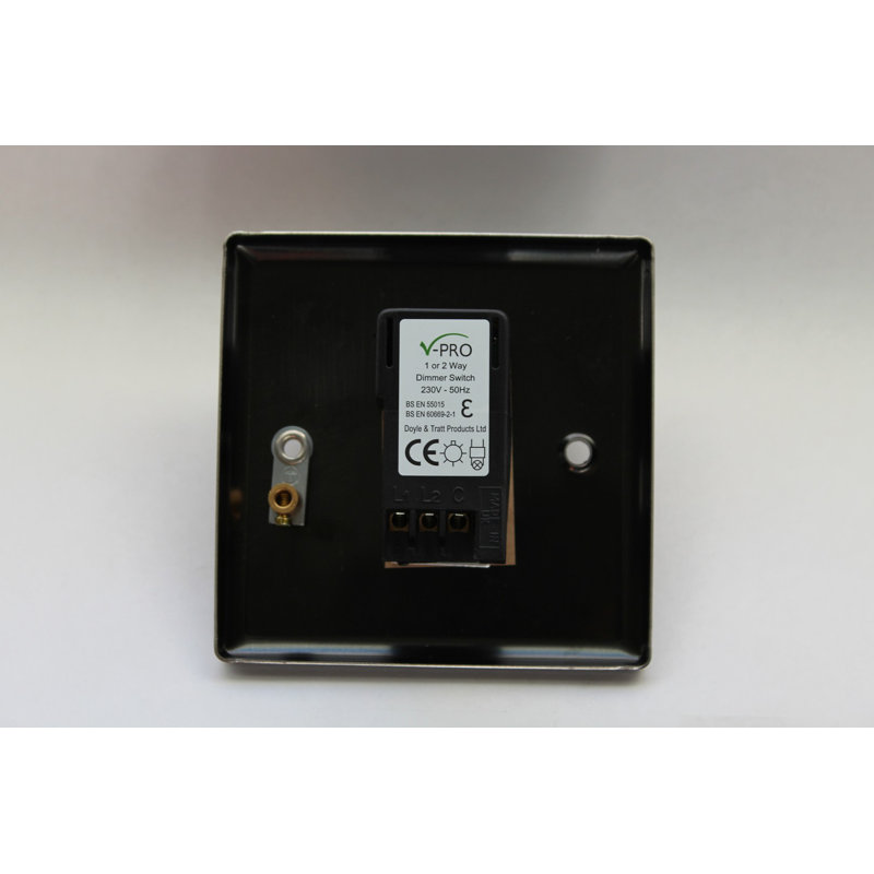 Wall Mounted Dimmer, Victorian Brass