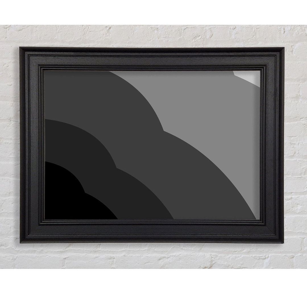 Gerahmtes Wandbild Black Cloud