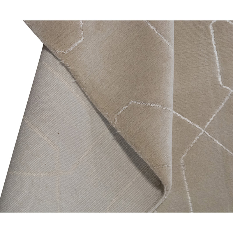 Hand Knotted Geometric Indoor Rug