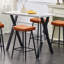 Upholstered  70cm Height Counter Stool-1631009029