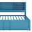 Metal Twin Size Daybed With Trundle, Storage Shelves And USB Ports-795746968