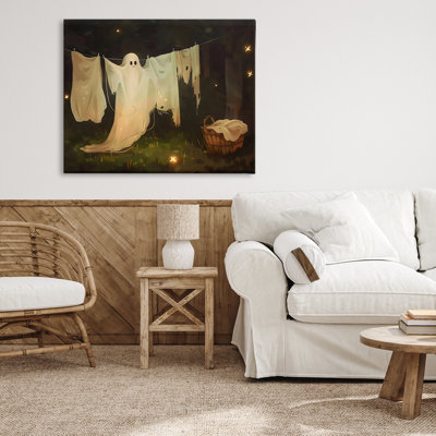 «Halloween Laundry Ghost», conception par Arlington Prints