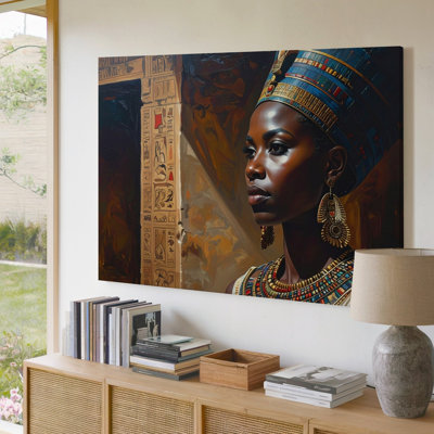 Art mural sur toile, reine égyptienne Canvashyper