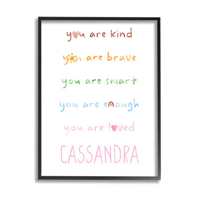 Affirmations de soi cmw-059, art mural personnalisé