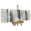 Hand-Painted Acrylic Painting Flowing Ash