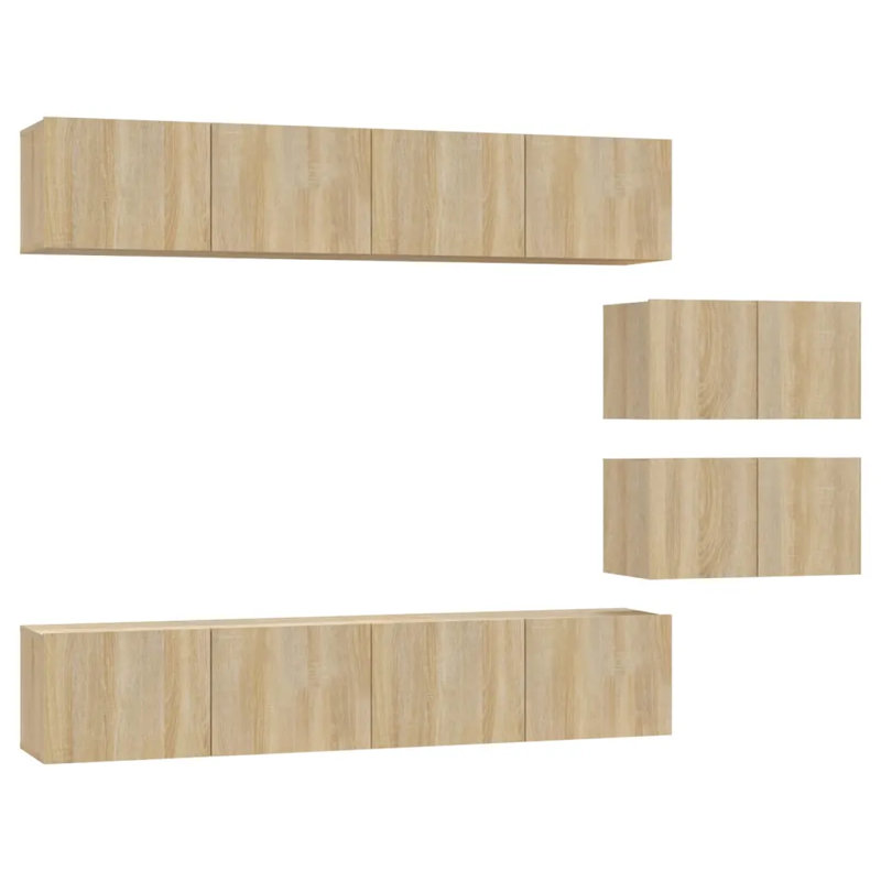 Bakonyi Unfinished Entertainment Centre for TVs up to 32", Oak