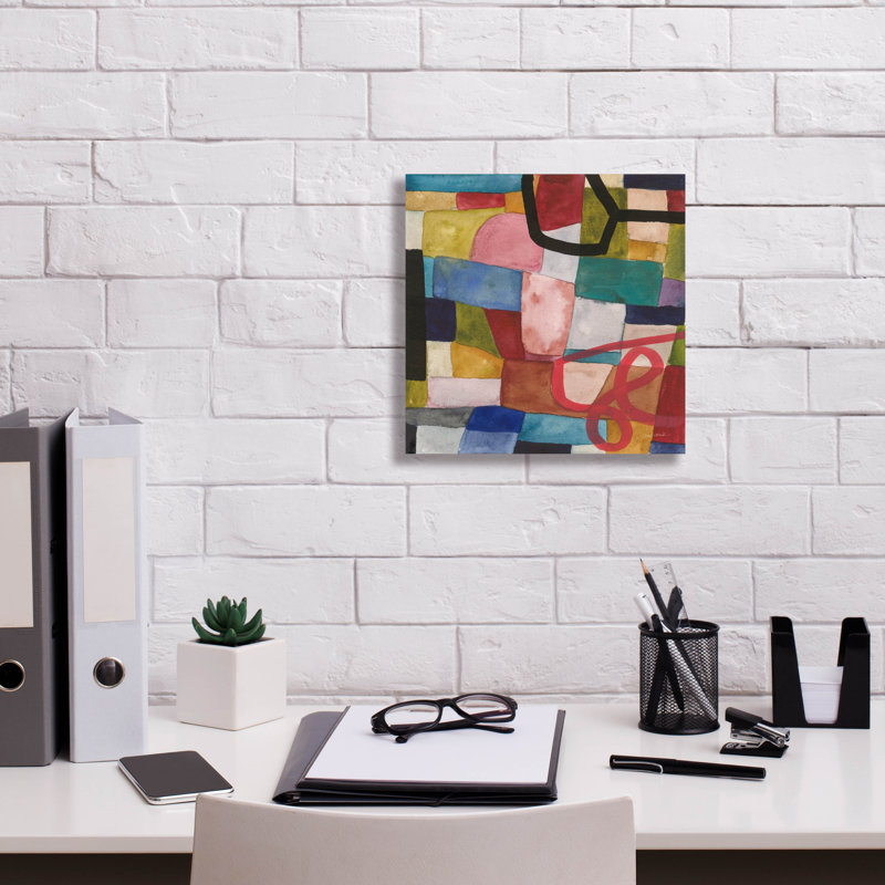 Epic Graffiti 'Freeway 6'  by Cheryl Warrick Canvas Wall Art, 12" x 12"