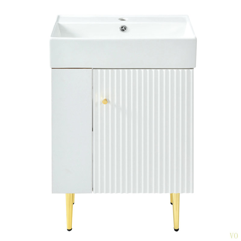 [Cabinet seulement] Meuble-lavabo de 21,6 po (lavabo non inclus)