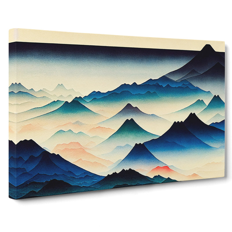 Japanese Mountain Vol.1 - Wrapped Canvas, 35cm H x 50cm W x 3cm D