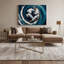 Art mural bleu sur toile Sports Judo-497758382