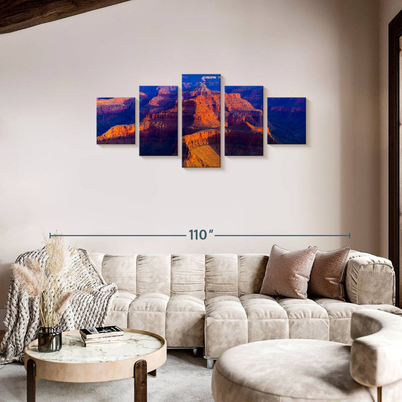 Ultramarine Grand Canyon, H 34 po x l 74 po