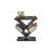 Zig-Zag Top End Table with Storage