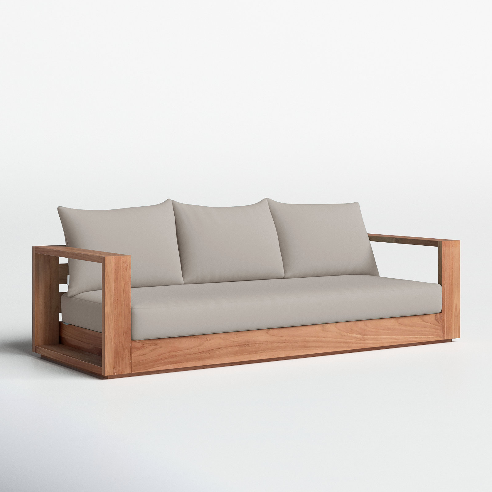 Loon Peak Gazel Teak Patio Sofa - Thumbnail 3
