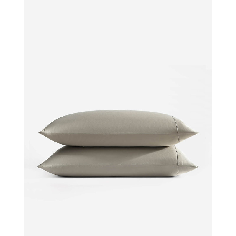 Natural Premium Pillow Case, Cal King Pillowcase Set with 2 King Pillowcases, Boulder