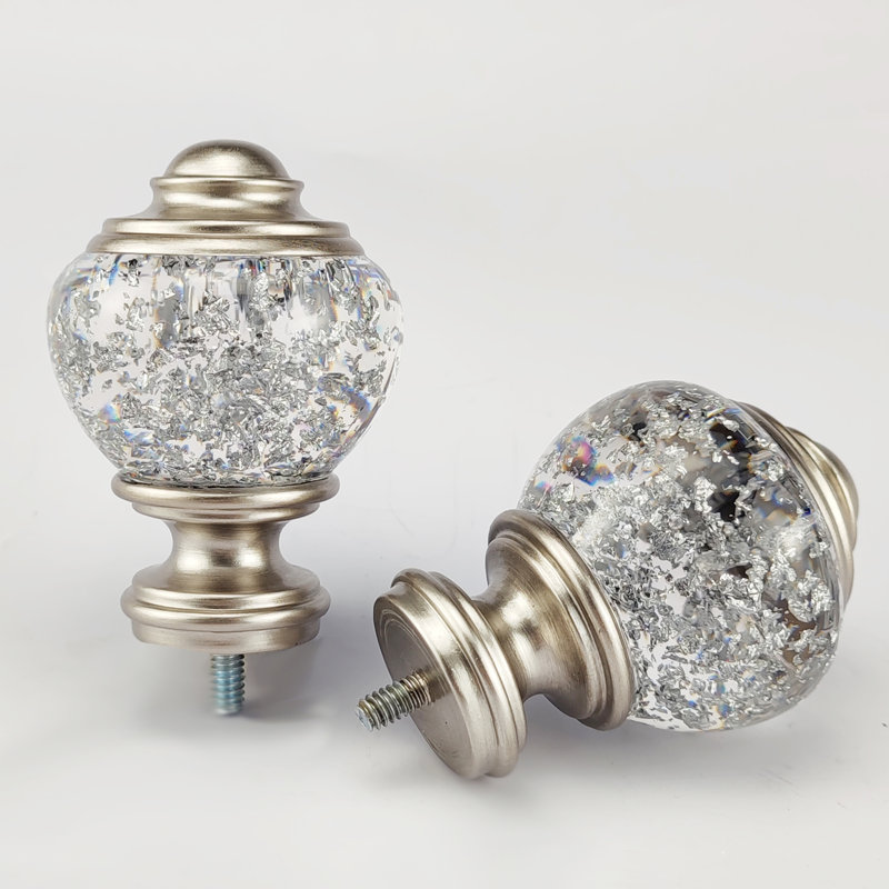 Faiteau en résine Veatch 2,5 po, Argent