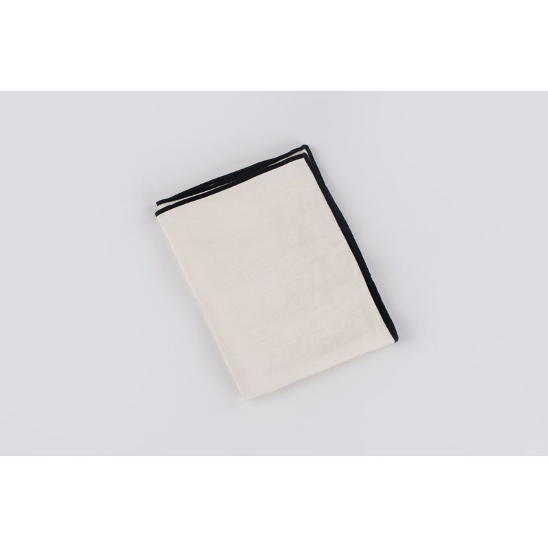 Tora Linen Duvet Cover, Queen Duvet Cover, Black