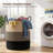 Collapsible Cotton Rope Laundry Hamper, Large Storage Basket With Reinforced Handles, Machine Washable Organizer For Clothes Toys Blankets, Perfect For Bedroom Bathroom Nursery Laundry Room