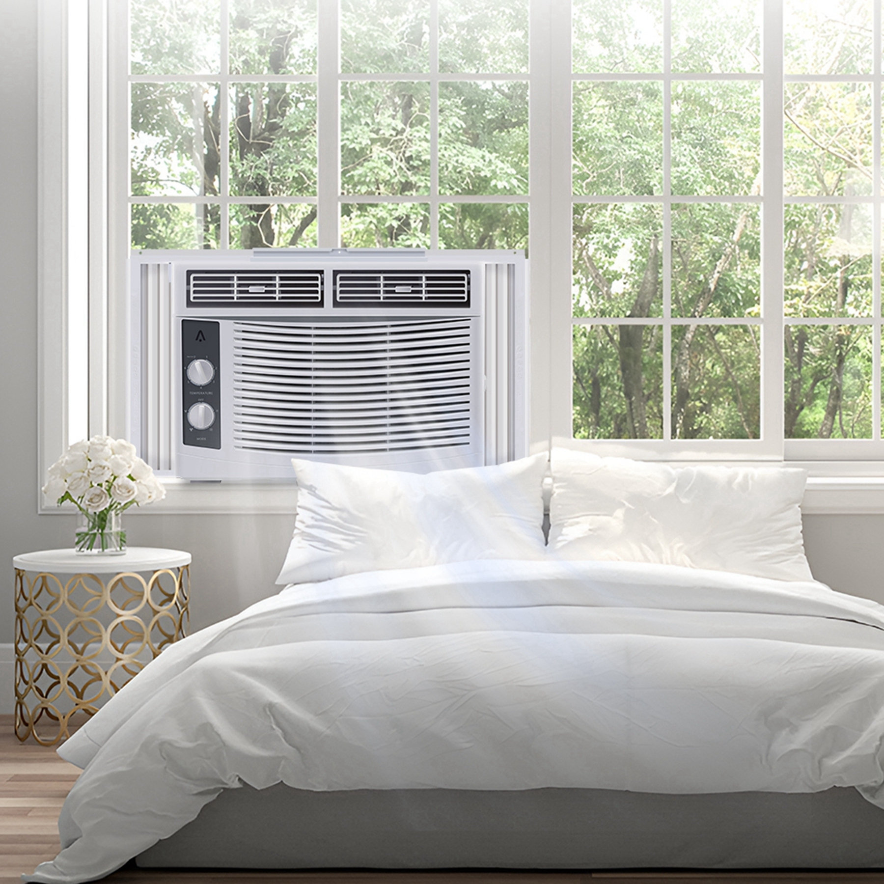 Euker 5000 BTU Window Air Conditioner for 150 Square Feet Heater Wayfair