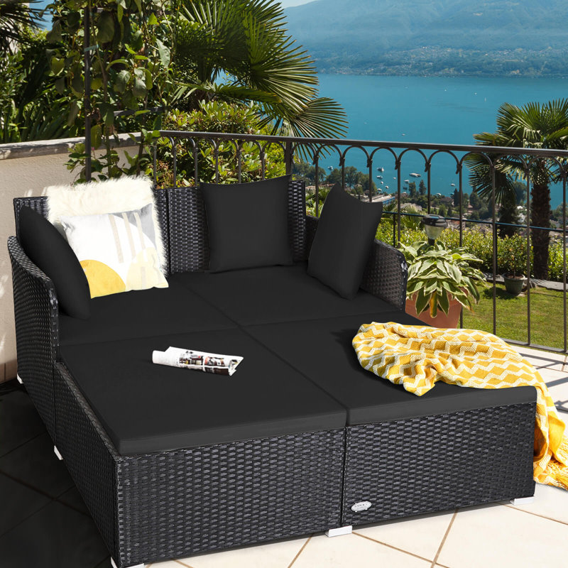 Mobilier de canapé rembourré pour l'extérieur